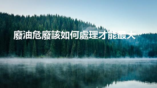 廢油危廢該如何處理才能最大限度保護(hù)環(huán)境與人類(lèi)健康？